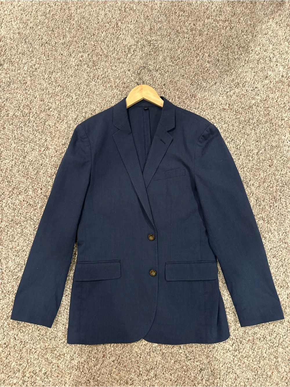 JCrew Navy Men's Two-Button Blazer 38S